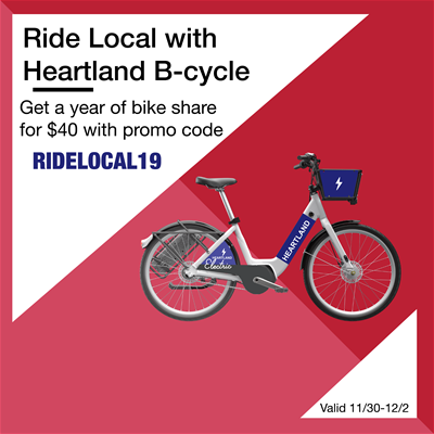 Heartland B-cycle Small Business Saturday Deal 2019